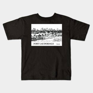 Fort Lauderdale - Florida Kids T-Shirt